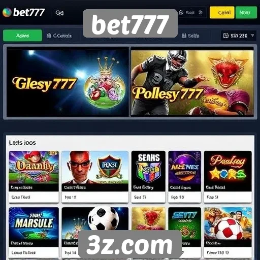 Análise da oferta de jogos no site bet777